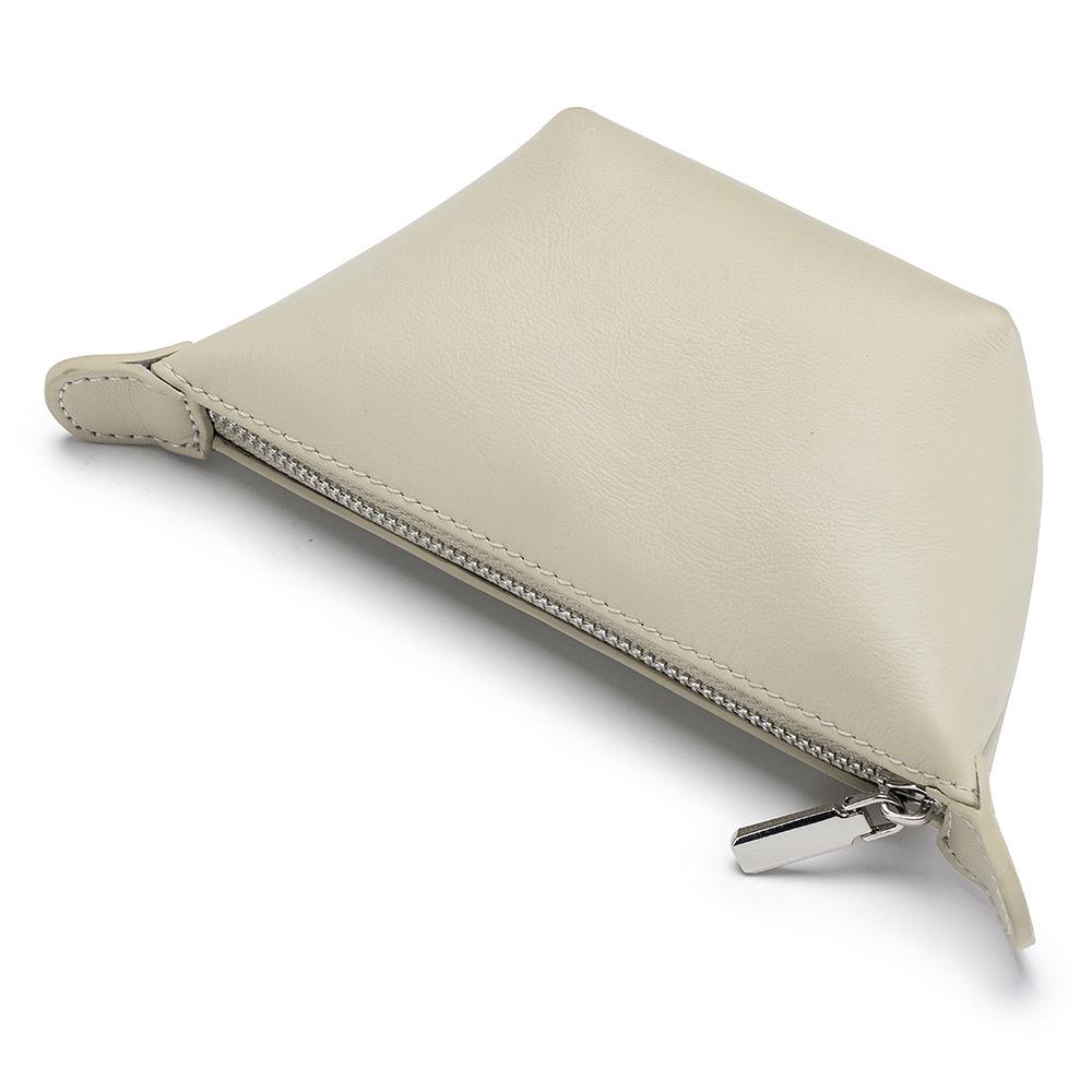 New creative vegetable tanned cowhide mini dumpling change bag women, niche coin key storage bag