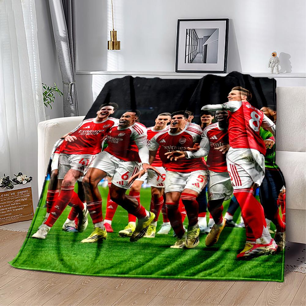 Arsenal Blanket Soft Warm Cozy Perfect for Picnics Chair Livingroom for All Seasons Playful Design Gifts For Family Or Friends