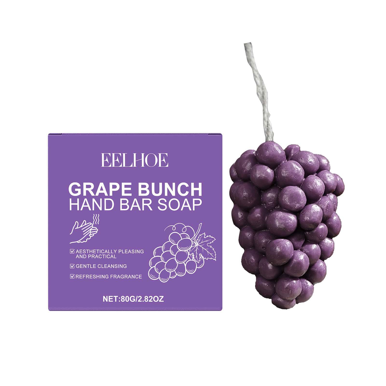 EELHOE Grape Cluster Soap: Fresh Scent, Daily Use