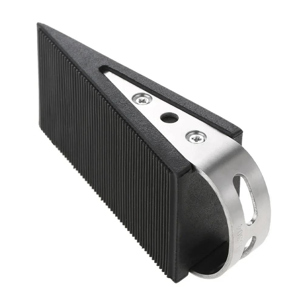 Silicone Door Stopper Door Bottom Block Wedge Buffers Alarm Door Stopper Home Office Door Rear Retainer Anti-collision Safety