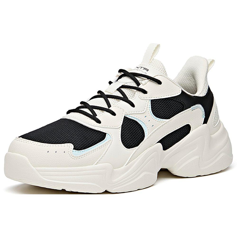 Anta Mesh, Synthetic Leather Abrasion Resistant Coverage Lightweight Slip Resistant Low Top Chunky Sneakers Men's 111938822R-8