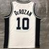 Custom Heat Pressed Basketball Jersey San Antonio Spurs 5 Murray 21 Duncan 20 Ginobili Breathable Bamboo Charcoal Fabric