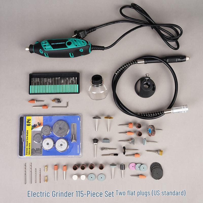 Multifunctional Electric Drill & Grinder Set for Carving and Polishing - Free Shipping