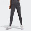Adidas Originals Sports Lifestyle Series Elastic Moisture-Wicking Mid-Rise Knitted Sports Pants Women Pants Gray DU9986