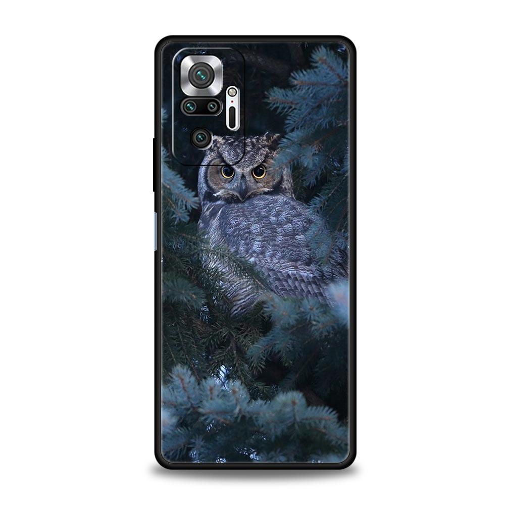 

Роскошный чехол для телефона с милой совой и мультяшной девушкой для Xiaomi Redmi Note 12 11 10 Pro Plus 9S 9 8 7 9T 8T 9C 9A 5G K40, игровой чехол Redmi Note 12 Pro 5G