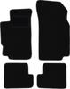 Czarne welurowe dywaniki podłogowe do: Peugeot 406 coupe (1995-2004)