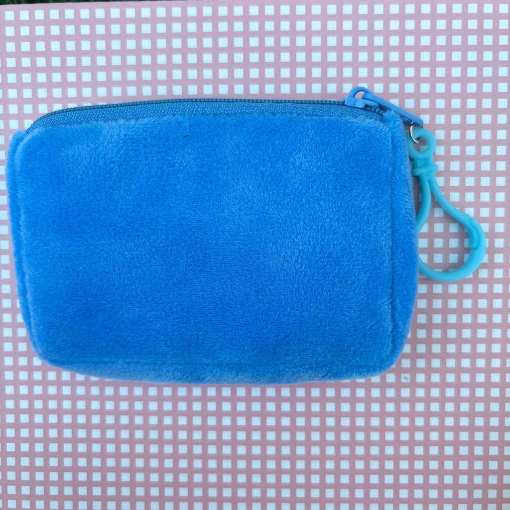 Solid Color Plush Coin Purse & Earphone Case - Cute, Simple Storage Pouch