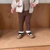 Children's Korean Style Autumn Outfits: Girls' Cardigan Coat Set