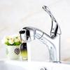 Large Head Design Pull Out Faucet Retractable Pull-Out Structure Mixer Tap  Hotel Restroom