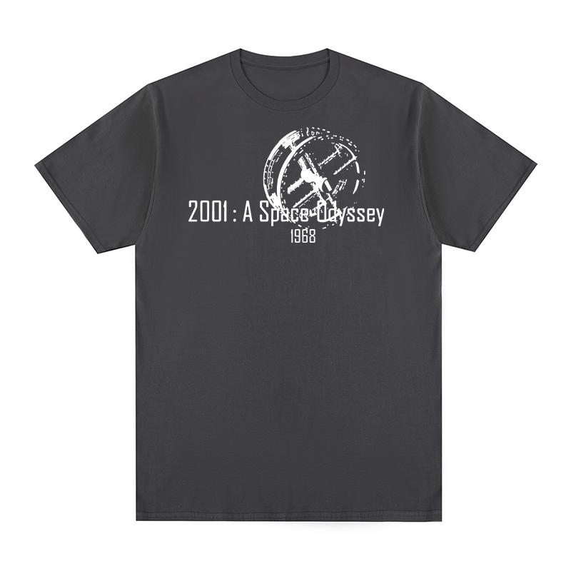 2001 Odyssee im Weltraum Vintage T-Shirt SiFi Film Stanley Kubrick Kleidung Baumwolle Herren T-Shirt Neues Tee T-Shirt Damen Oberteile
