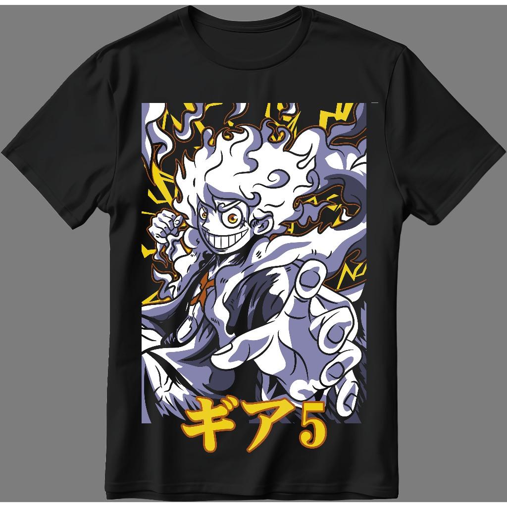 

Ника Луффи Гир 5 ONE PIECE Аниме Мужская Женская Летняя Футболка Харадзюку Ретро С коротким рукавом Свободная Оверсайз Повседневная Комфорт Y2k Топ S