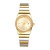 Women's Watch Stretch Band Waterproof Gold Stylish Analog Display Free Size Stainless Steel Band Quartz Fashion Accessory - Birthday Anniversary