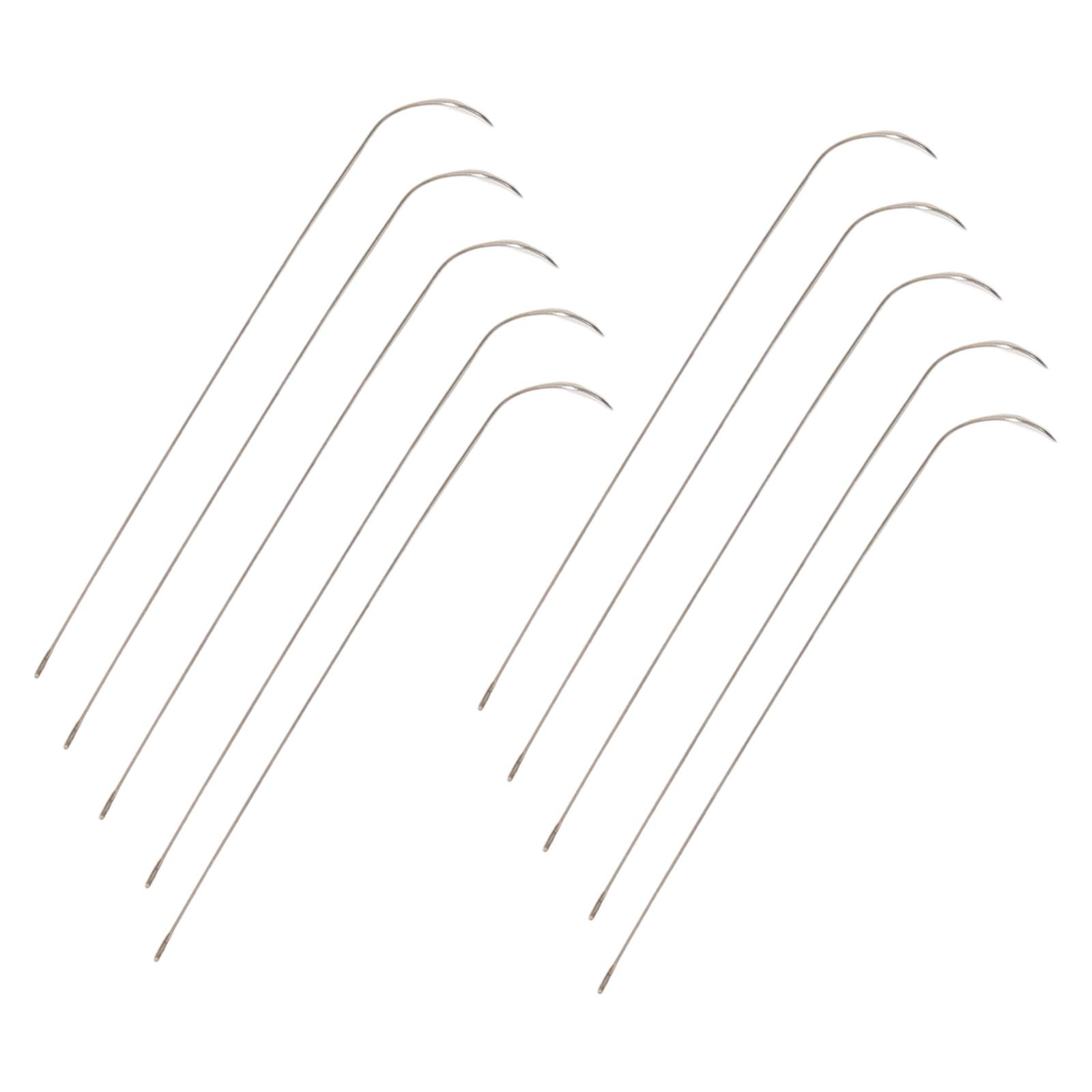 

Набор из 10 эргономичных изогнутых игл для бисероплетения для эффективного изготовления ювелирных изделий с увеличенными ушками и удобной рукояткой 5