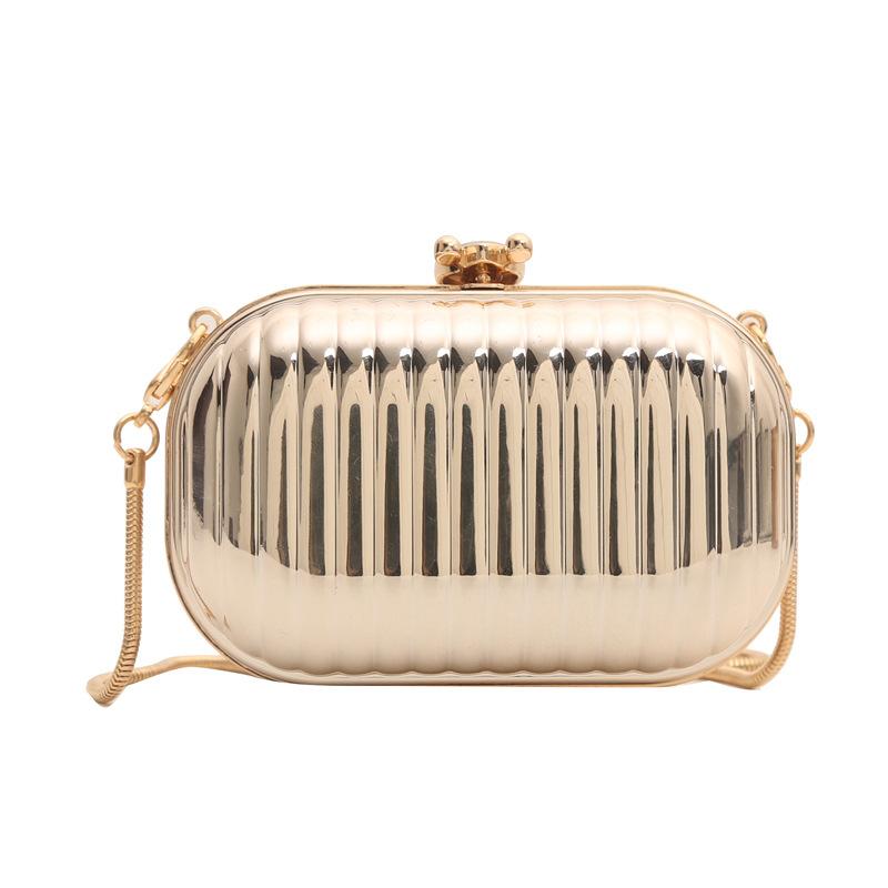 Dinner bag spring new fashion trend women's shoulder chain lipstick oblique span bag