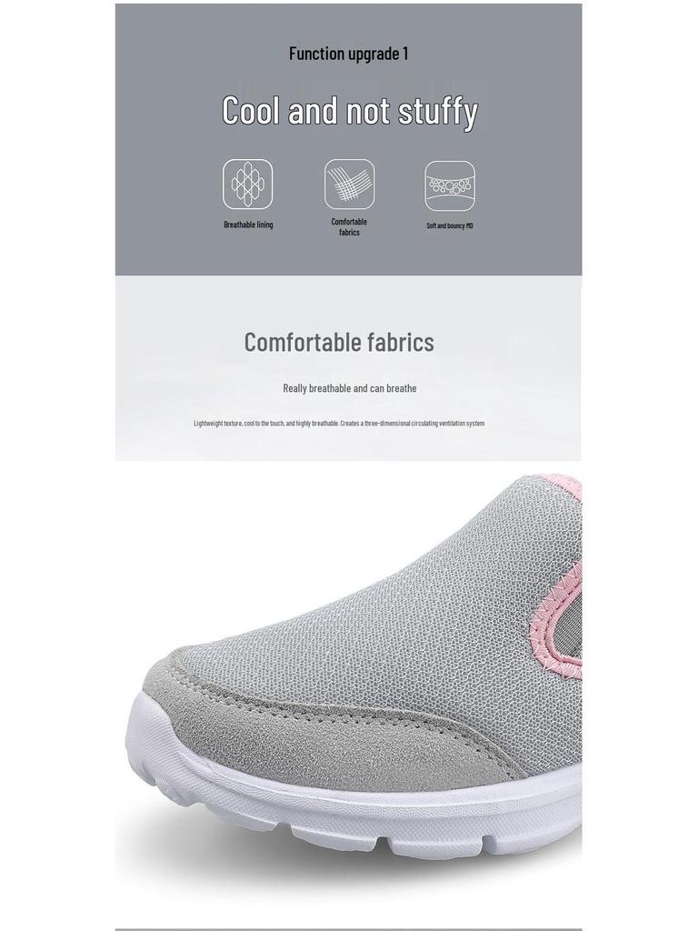 2025 Summer Unisex Plus Size Casual Mesh Half-Slipper Sandals