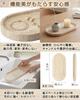 Travertine Tray, Oval, 25cm | Natural Marble, Small Item Holder, Bathroom/Entryway Decor, Gift, NGELOM