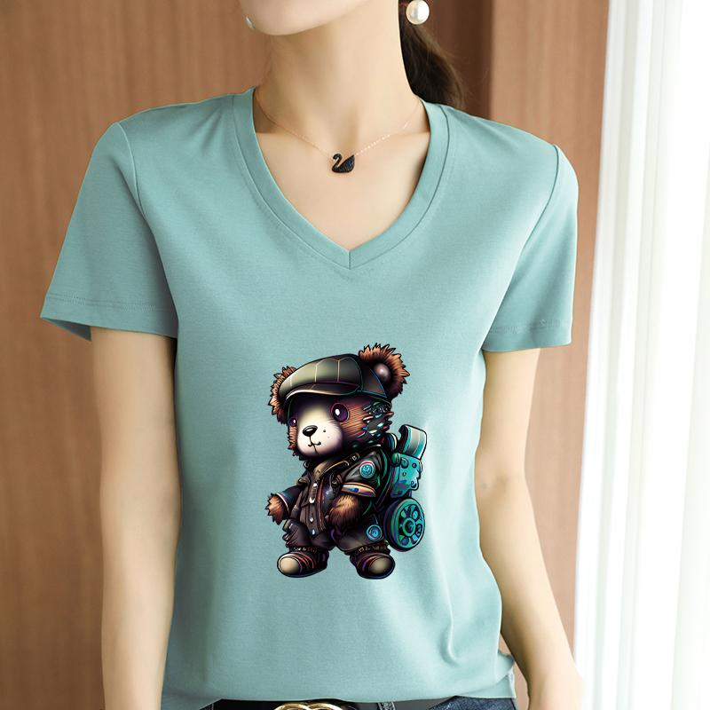 Animal Human Heat Transfer Stickers Print For T-Shirt Hoodies Jeans Clothes Stickers Diy Iron On Transfer Thermal Decals