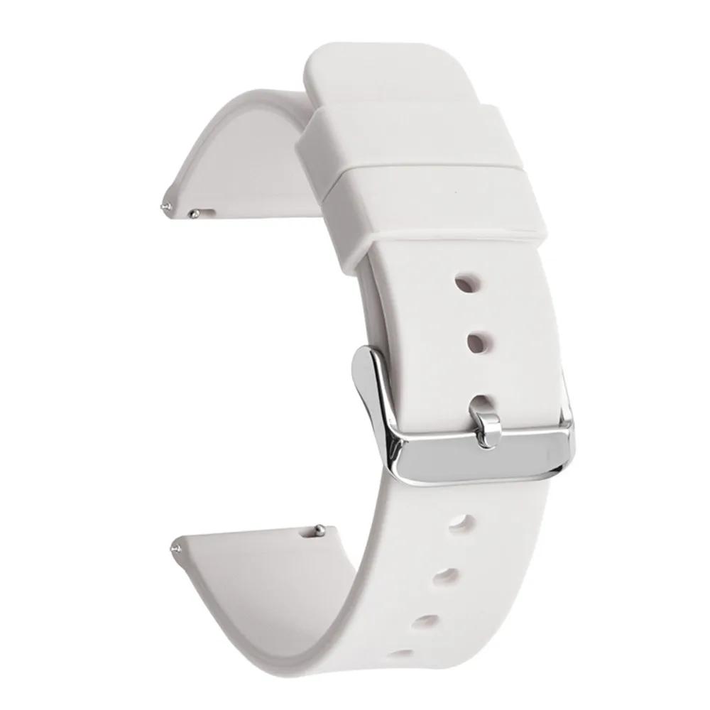 Quick Release Silicone Strap for Samsung Galaxy for Huawei Universal Smart Watch Band 20mm 22mm 24mm 12 14mm 16mm 18mm Women Men