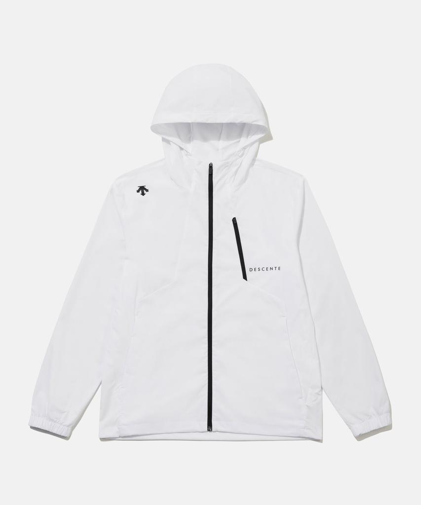 Descente Hooded Windbreaker Jacket White Sr123Uwb11 (B Type)