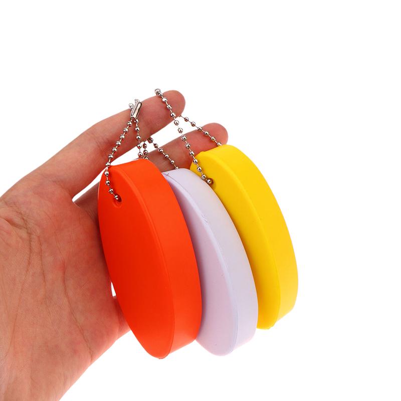 Oval Foam Floating Buoyant Keychain For Water Sports Marine Boat Swimming Kayak Rafting Key Canoe Keyring Surf Accessory