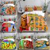 Ai Italian Brainrot Tung Tung Sahur Bedding Sets Comforter Duvet Cover Set 2/3Pcs Home Christmas Decoration Wacky Gift