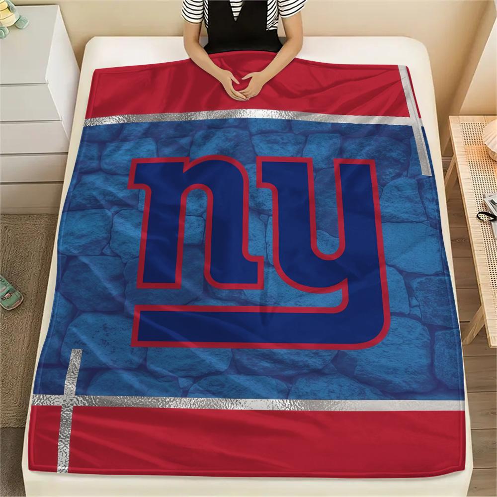 New York Giants Flannel Blanket, High Quality Comfortable for All Seasons, Home Decor, Warmth and Comfort