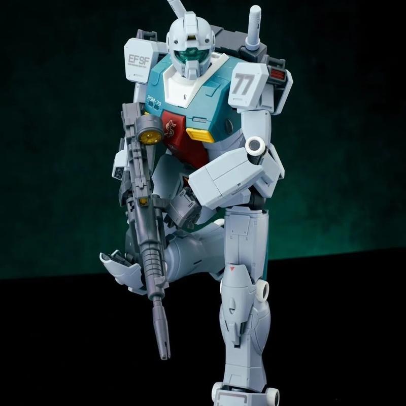 1/72 Scale Mobile Suit Rgm-79 Slugger Jim Model Kit Large Scale Assembly Model Kit Action Figures Desktop Ornament Boy Gift Toys