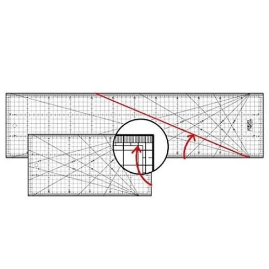 OLFA Quilt Ruler x (15cm 60cm) RQR-15x60