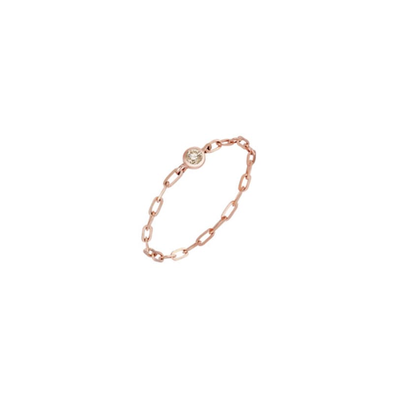 DIDIER DUBOT Miss Doo 14K Gold Chain Ring JDRRR3S214S