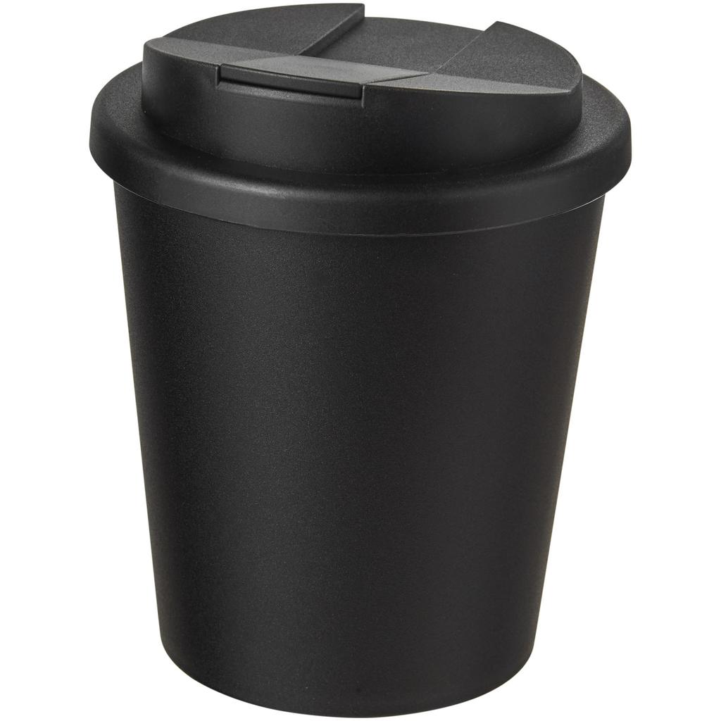 Americano Espresso 250 Ml Tumbler with Spill-proof Lid Solid Black