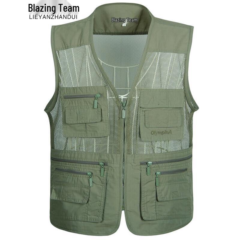 

Men s Multi-Pocket Mesh Fishing & Photography Vest 3XL