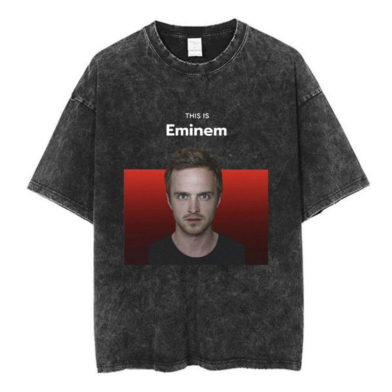 Heisenberg Breaking Bad Vintage Washed T Shirt Better Call Saul Graphic Print T-shirts Women's Pure Cotton Short Sleeves Tee Shirt