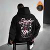 2025 Men's Spiderweb Graphic Sport Pullover Hoodie Sweatshirt