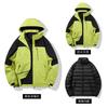 Outdoor jacket men's and women's loose gray duck down jacket waterproof