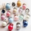 10pcs/set Shirt Brooch Button-free Button Pins Women Fashionable Imitation Pearls Blouses Buckle Clothing Accessories