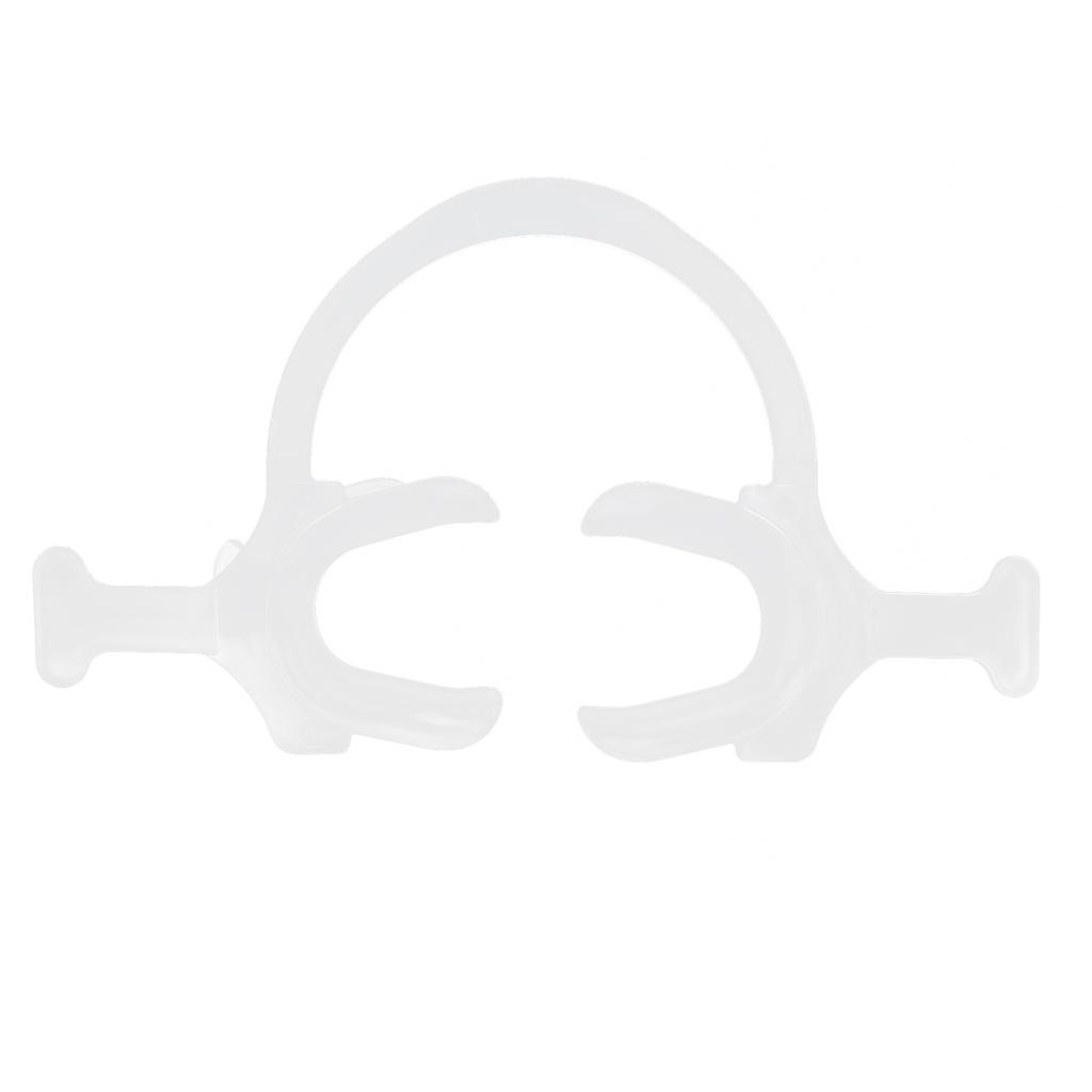 CShape Dental Cheek Lip Retractor Mouth Opener with Handle Dental Dentist Accessory(L )