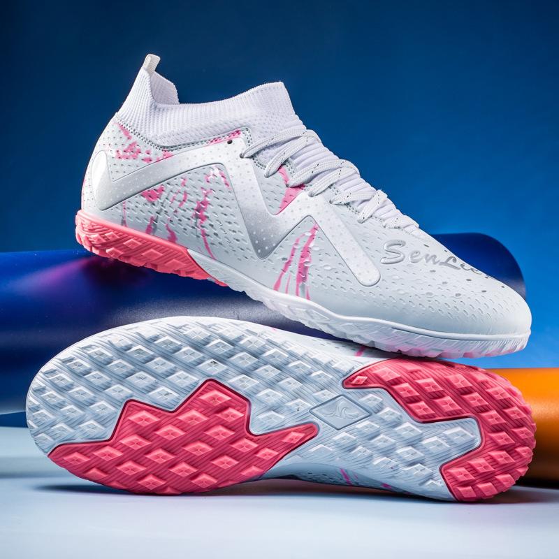 Spot X2403 Adult Long Nails Broken Nails Football Shoes Men's Artificial Turf Training Game Sports Shoes Women