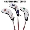 9pcs Golf Iron Head Protective Cover with Zipper Waterproof Golf Iron Head Cover Golf Accessories Gift for Golfers
