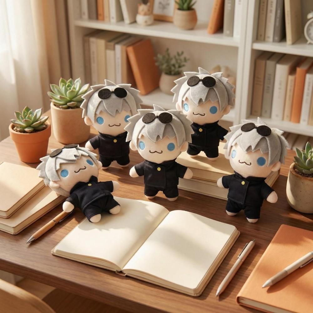 Anime Kawaii Puppe Gojo Satoru Plüschpuppe Weiches Süßes Hautfreundliches Material Kuscheltier Heimdekoration Kindergeburtstagsgeschenk Fans