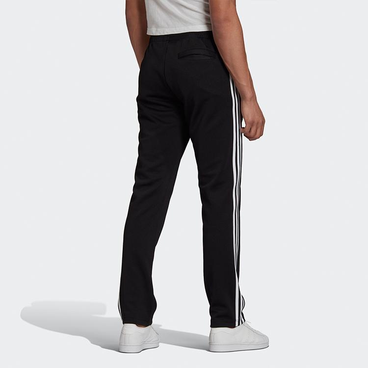 Adidas Originals Three-Stripe Casual Running Sports Long Pants Men Bottoms Black GJ6745
