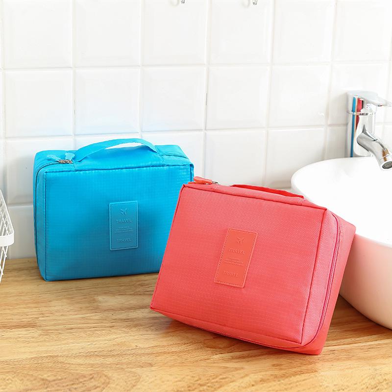 Waterproof Double-Layer Travel Cosmetic and Toiletry Bag