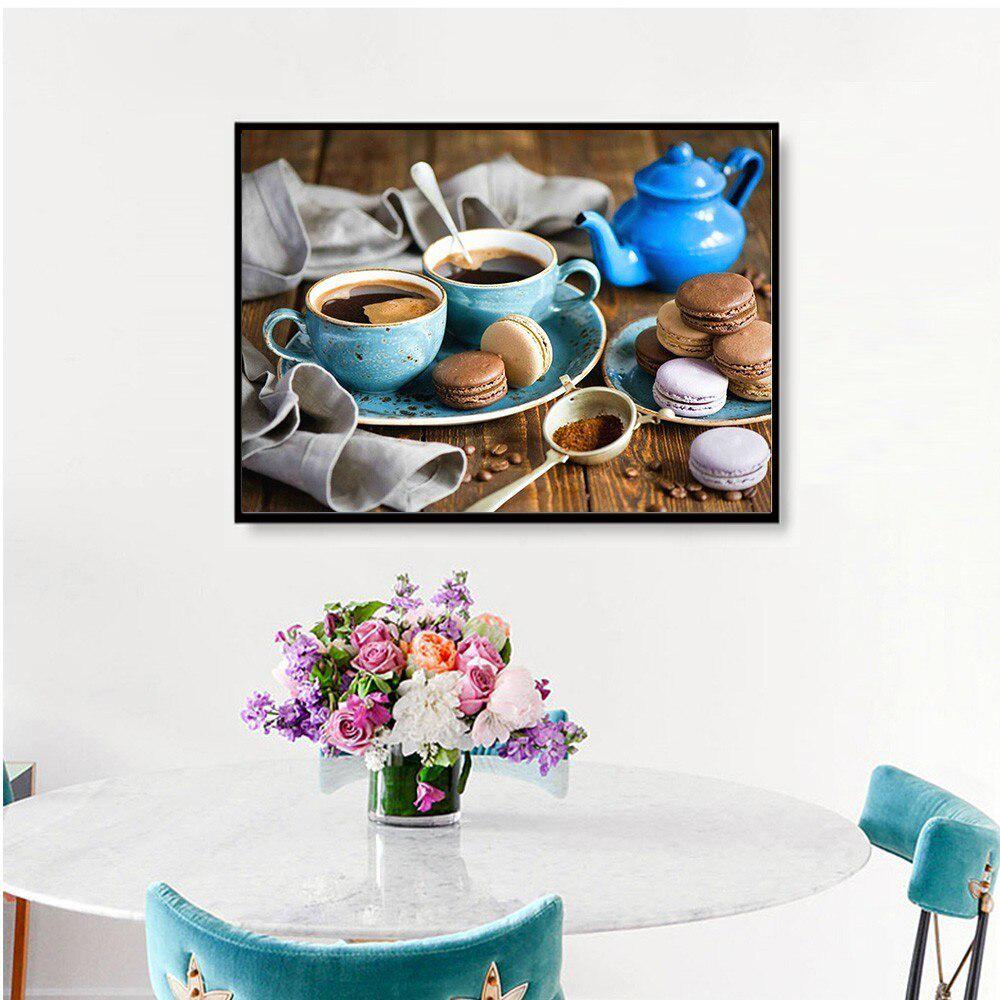 5D DIY Diamant Malerei voller Bohrer Runde Kaffee Stickerei Verkauf Bilder von Strass Diamant