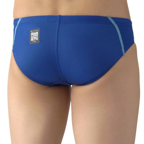 [WA Approved] Arena Men's AQUA ADVANCED Competition Swimsuit, Size L, Knit Material, for Intermediate Swimmers, AS6SRC24M