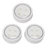 3Pcs Remote Control LED Light ABS Night Lamp Home Decoration for Cabinet Kitchen