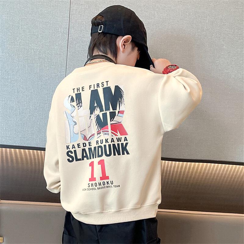 

Стильная толстовка для мальчиков на осень 2023 года: Новые уличные топы для детей 160