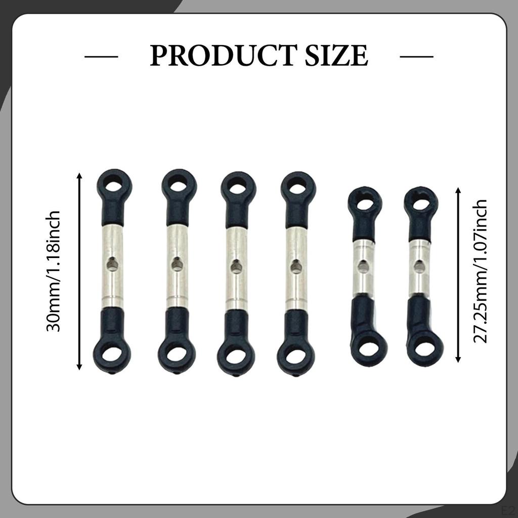 RC Tie Rod Steering Linkage Replacement Parts Model Vehicle Link for 244016
