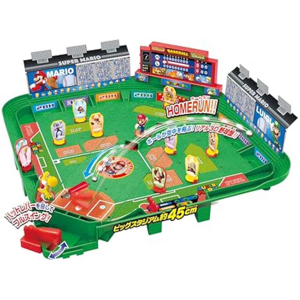 Epoch (EPOCH) Super Mario Baseball Board 3D Stadium ST Mark Certified Toy Age 5 and Up Game Playe...