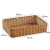 Woven Storage Basket Bread Multifunctional Desktop Sundries Organizer Serving for