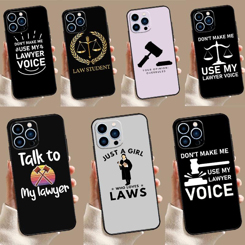 Law Student Lawyer Judge Case For Samsung Galaxy S25 S26 Ultra S20 S22 S23 S24 Ultra S21 Plus S10 S25 FE Cover Coque