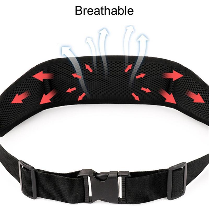 Waterproof Running Waist Belt Adjustable Unisex Elastic Slim Phone Holder for Outdoor Sports Travel and Hiking